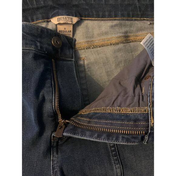 duluth trading dark wash y2k skinny jeans womens size 8 medium - Picture 5 of 5